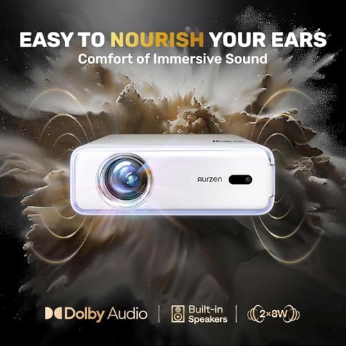 Aurzen Eazze D1 Smart Projector, Netflix App Available, 4K Support, Auto Focus & Auto Keystone, HDR10, Dolby Audio — image 5