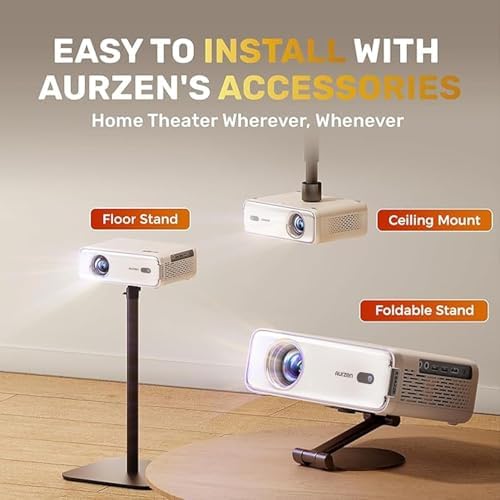 Aurzen Eazze D1 Smart Projector, Netflix App Available, 4K Support, Auto Focus & Auto Keystone, HDR10, Dolby Audio — image 6