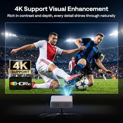 Aurzen EAZZE D1G Official Google TV 4K Supported Smart Projector, WiFi & Bluetooth, Auto Focus & Keystone, Dolby Audio, Native 1080P — image 3