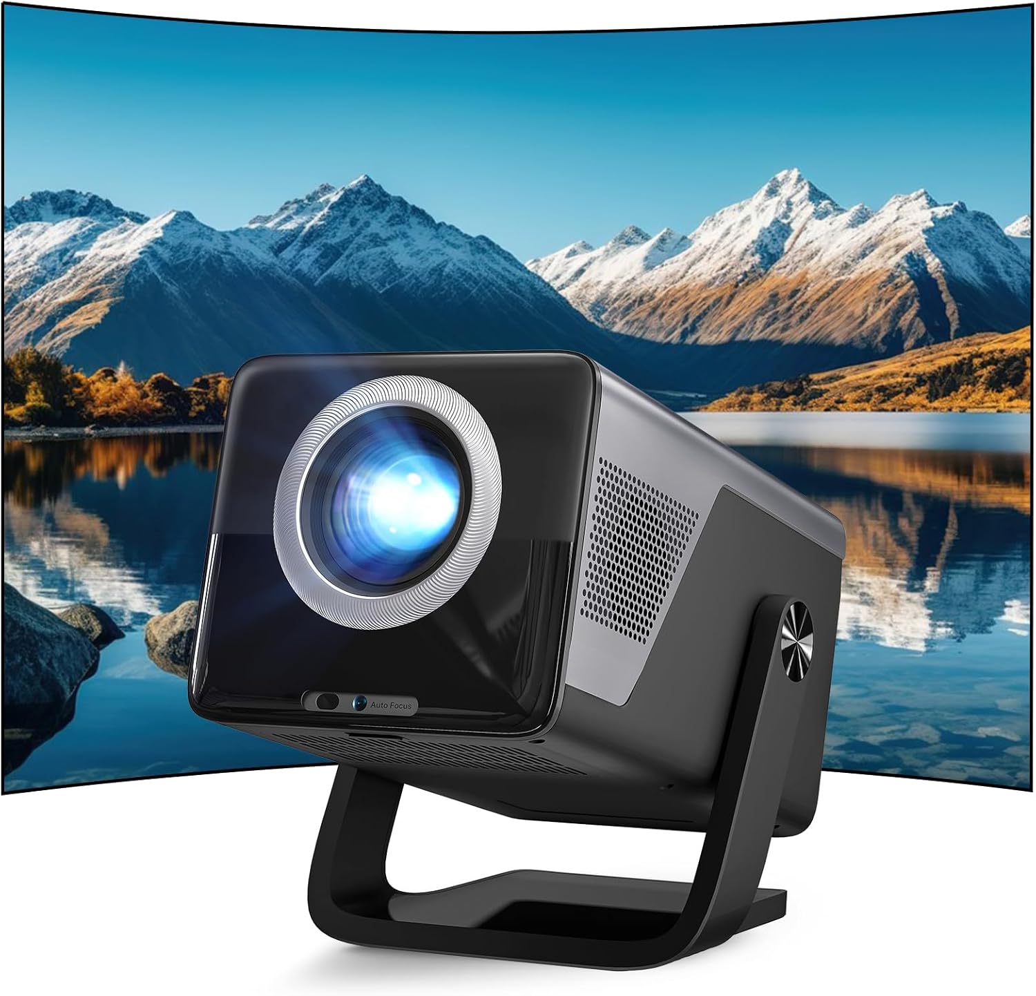 LYNCAST X7 Smart Projector 4K Support, Native 1080P, AI Voice & App Control, 2000 ANSI, Android 14 AI Visual Calibration/Auto Focus/Keystone — image 7