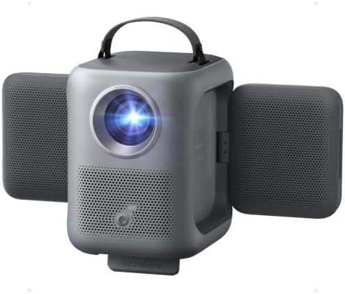 soundcore Nebula P1i Smart Portable Projector with Google TV, 1080p Full HD, 380 ANSI Lumens, Wi-Fi & Bluetooth, Flippable Design, All-Glass Lenses, Dolby Audio