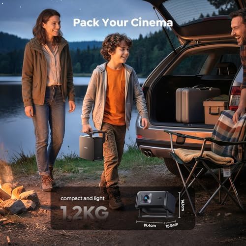 TOPTRO TP3 Built-in Google TV Smart 4K Projector for Home Cinema, Native 1080P, Short-Throw, Auto Focus & 6D Keystone, WiFi 6 Bluetooth 5.3 — image 6