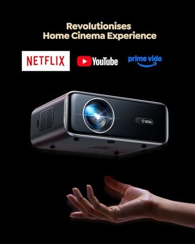 WiMiUS P62 PRO Smart 4K Projector, Netflix Included, Dolby Audio, 1400ANSI FHD 1080P Portable, HDR10, Short Throw Auto Focus/Keystone, WiFi6 Bluetooth — image 2