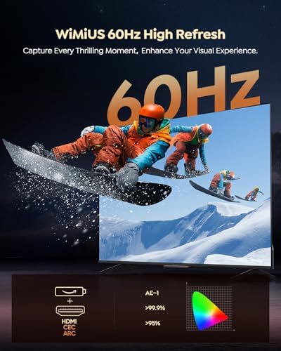 WiMiUS P62 PRO Smart 4K Projector, Netflix Included, Dolby Audio, 1400ANSI FHD 1080P Portable, HDR10, Short Throw Auto Focus/Keystone, WiFi6 Bluetooth — image 6
